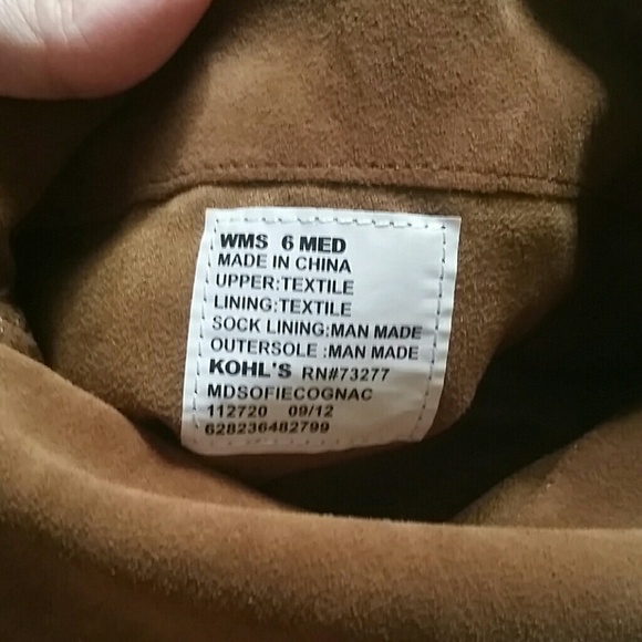 Brown knee- high faux leather boots - Picture 5 of 5